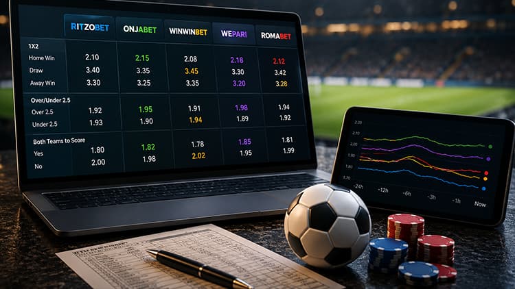 مقایسه ضرایب بوکمیکرها | چطور بهترین Odds را برای شرط‌بندی پیدا کنیم؟